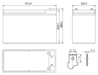 Аккумулятор DELTA HR 12-24 W