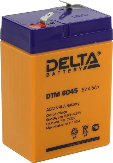 Аккумулятор DELTA DTM 6045