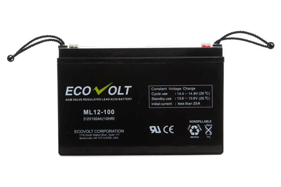 Аккумулятор ECOVOLT ML12-100