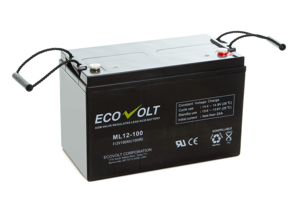 Аккумулятор ECOVOLT ML12-100