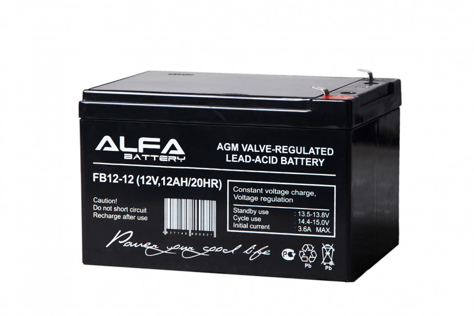 Аккумулятор ALFA BATTERY FB 12-12