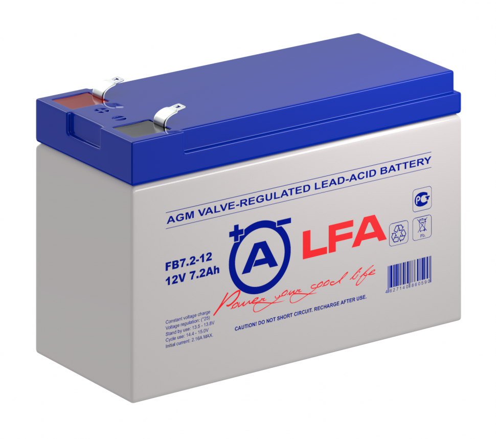 Аккумулятор ALFA BATTERY FB 7,2-12