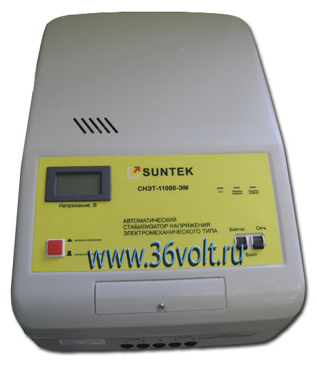 Стабилизатор напряжения SUNTEK 11000 ВА ЭМ