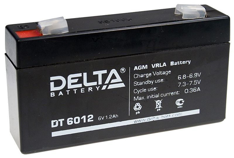 Аккумулятор DELTA DT 6012 