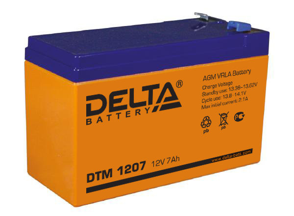 Аккумулятор DELTA DTM 1207