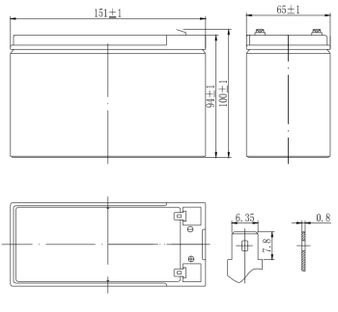 Аккумулятор DELTA DTM 1209