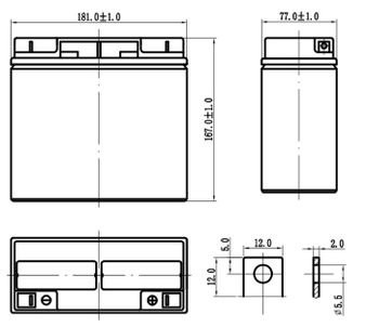 Аккумулятор DELTA DTM 1217