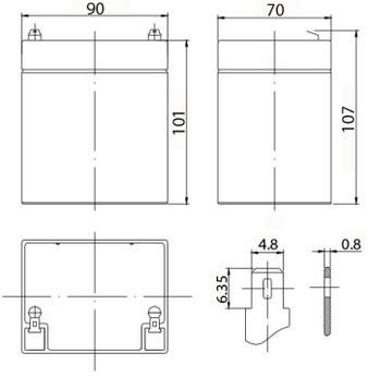 Аккумулятор DELTA HR 12-5